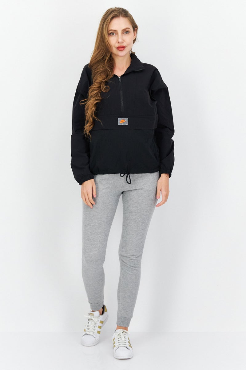 Nike Women Loose Fit Long Sleeves Running Jacket, Black  - Image 4