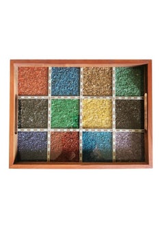 Handmade Wooden Handicraft Serving Tray 30 x 22 cm