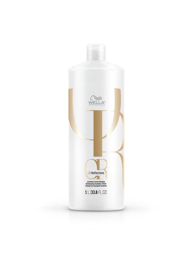 Wella Professionals Oil Reflections Luminous Reveal Shampoo| With Natural Botanicals| Camellia Oil And White Tea Extract| For Long-Lasting Softness And Shine| 33.8 Fl Oz  - Image 1