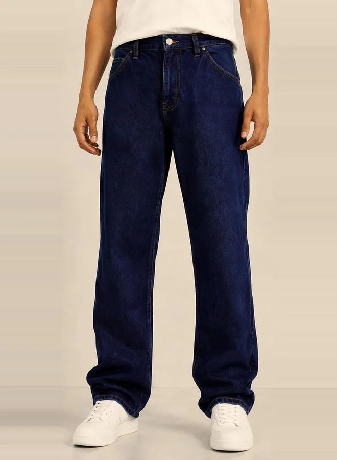 Take Two Men Loose Fit Mid Rise Jeans By Falcon
