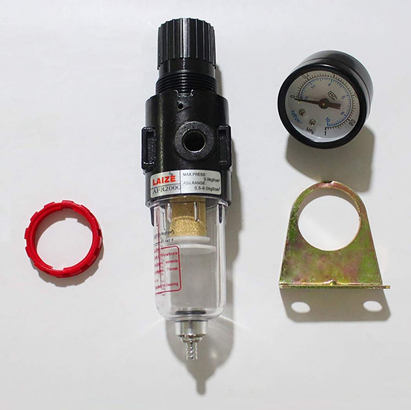 Fansport Air Filter Regulator AFR2000 14inch Oil Water Separator Air Compressor Filter - Image 3