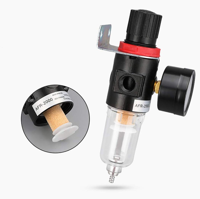 Fansport Air Filter Regulator AFR2000 14inch Oil Water Separator Air Compressor Filter - Image 4