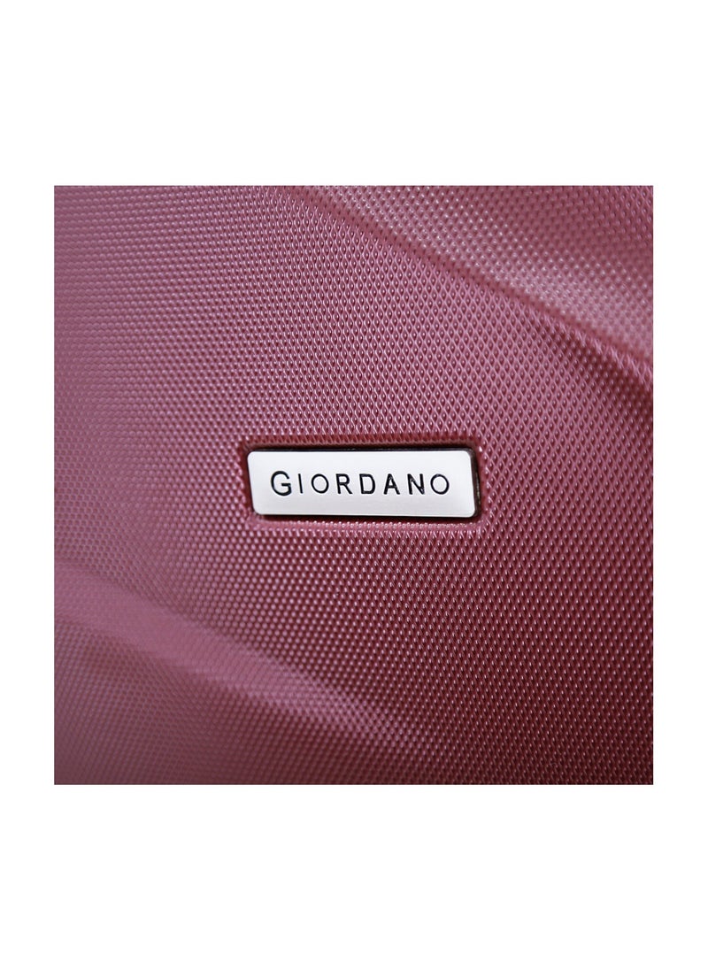 GIORDANO Hardshell Luggage Trolley Bag 3 Pieces Set,Maroon (S-20",M-24",L-28")  - Image 3