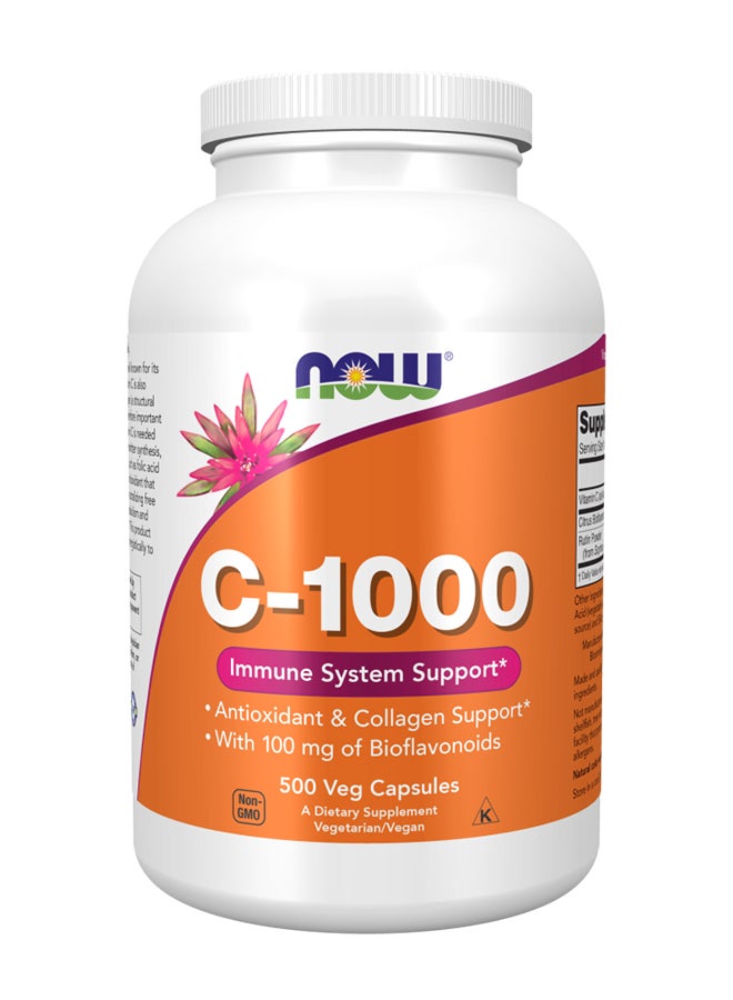 Now Foods C-1000 Antioxidant Protection Dietary Supplement - 100 Vegetarian Capsules - Image 4