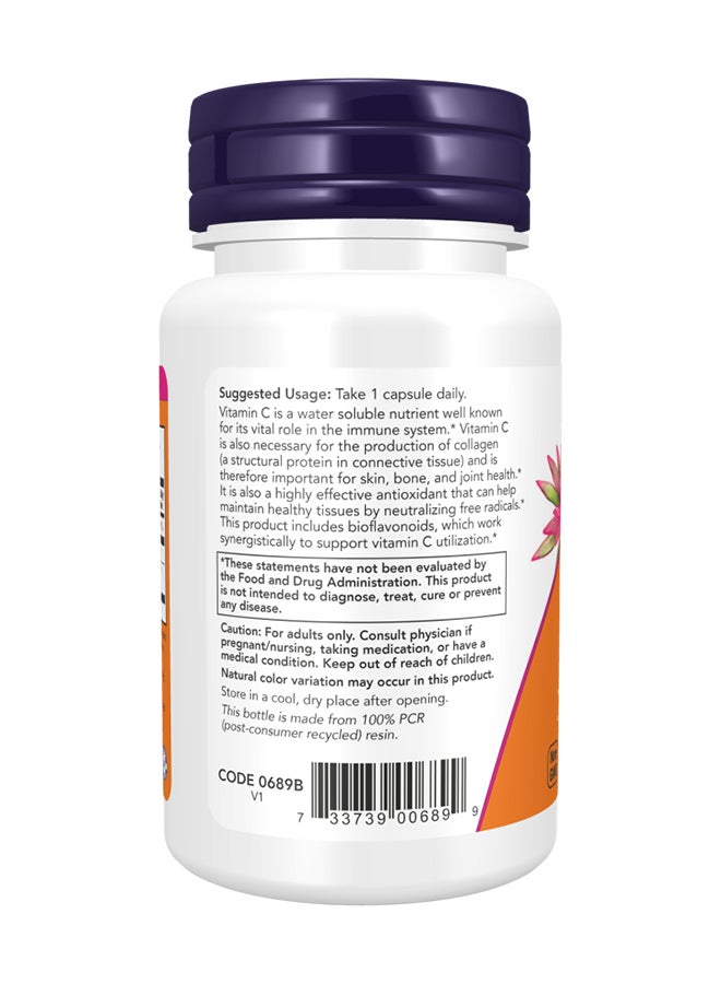 Now Foods C-1000 Antioxidant Protection Dietary Supplement - 100 Vegetarian Capsules - Image 3