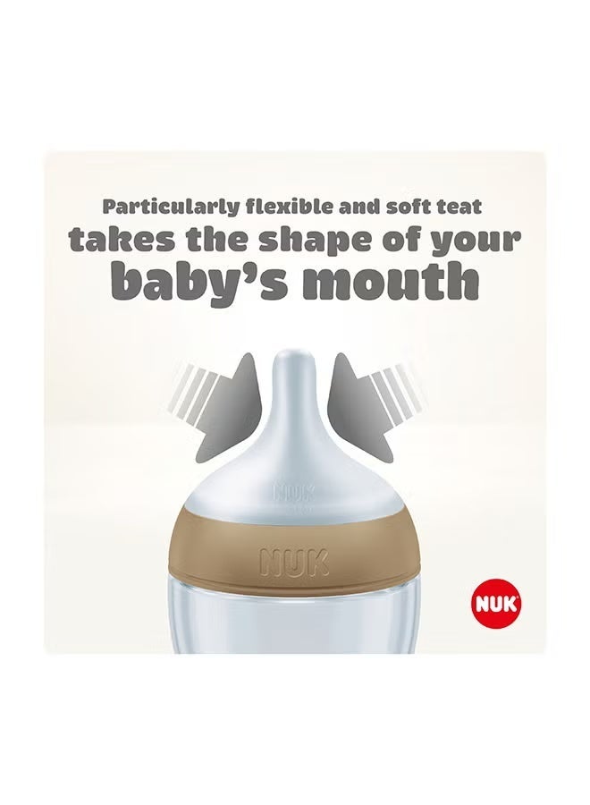 NUK Perfect Match Silicone Teat, Size S (0+ Months), 2 Pack - Soft & Flexible Baby Bottle Nipples, Anti-Colic, High Acceptance, BPA-Free, Skin-Soft Feel, for Newborns - Image 3