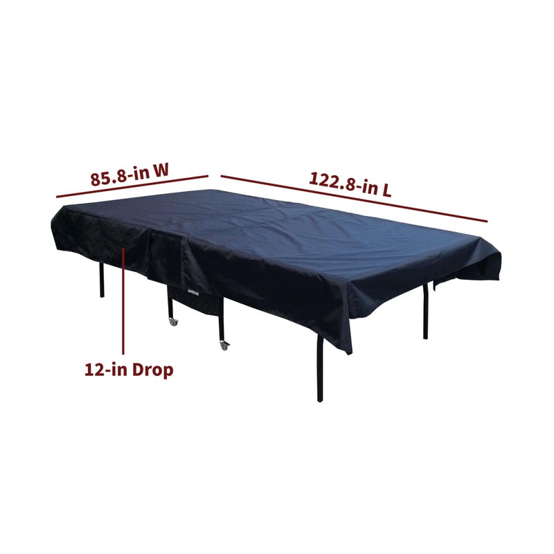Hathaway Polyester Table Tennis Cover, Black - Image 2