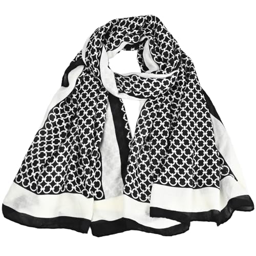 FINIZO Women's Scarves Lady Light Soft Fashion Solid Scarf Wrap Shawl for All Season - Image 1