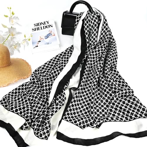 FINIZO Women's Scarves Lady Light Soft Fashion Solid Scarf Wrap Shawl for All Season - Image 4
