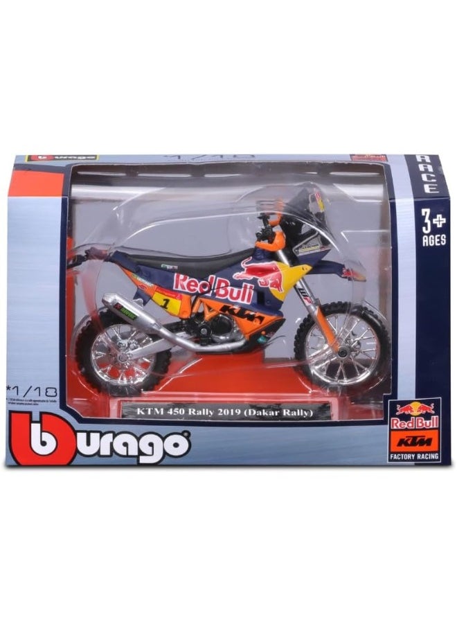 Bburago Bburago 1/18 RED BULL KTM MOTORCYCLE 12 PCS/DISP  - Image 2