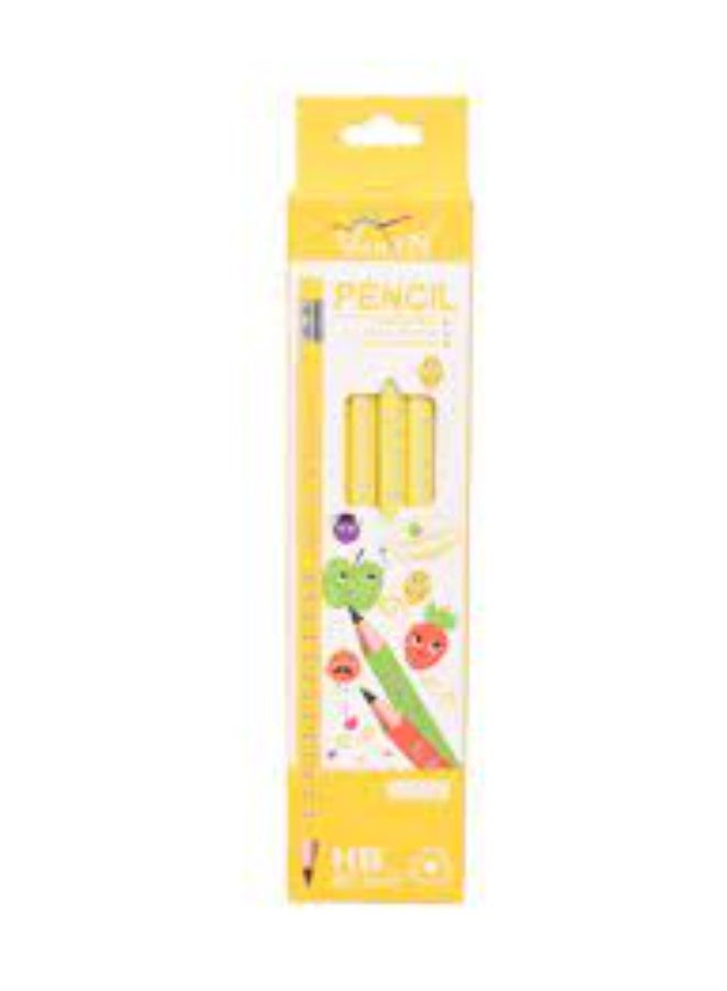 المعايرجي‎ 12 قلم رصاص مثلث HB مع ممحاة علوية - Image 4