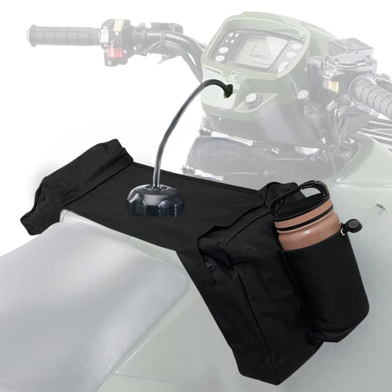 Snowmobile Tank Saddlebags for Hunting Gear ATV UTV  Motorcycles Front Tank Bag Waterproof Storage Pack Organizer with Drink Pocket for Cold Weather Riding