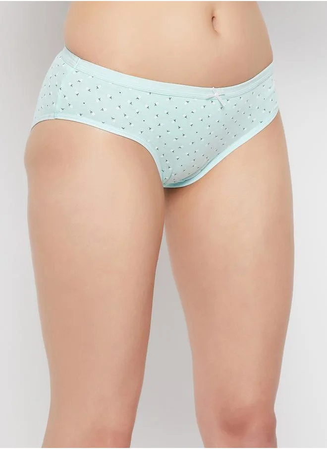 كلوفيا Clovia Pack of 3 Low Waist Floral Print Bikini Briefs