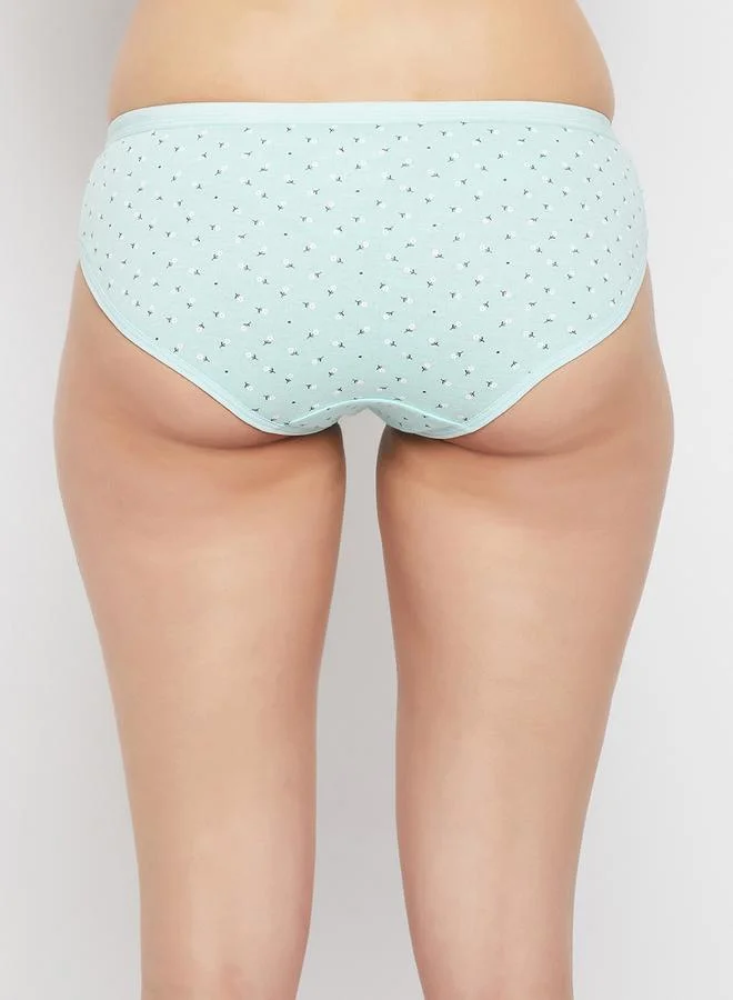 Clovia Clovia Pack of 3 Low Waist Floral Print Bikini Briefs