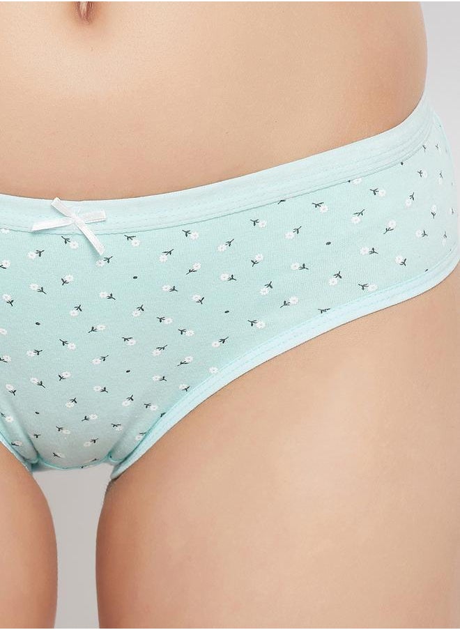 Clovia Clovia Pack of 3 Low Waist Floral Print Bikini Briefs  - Image 4
