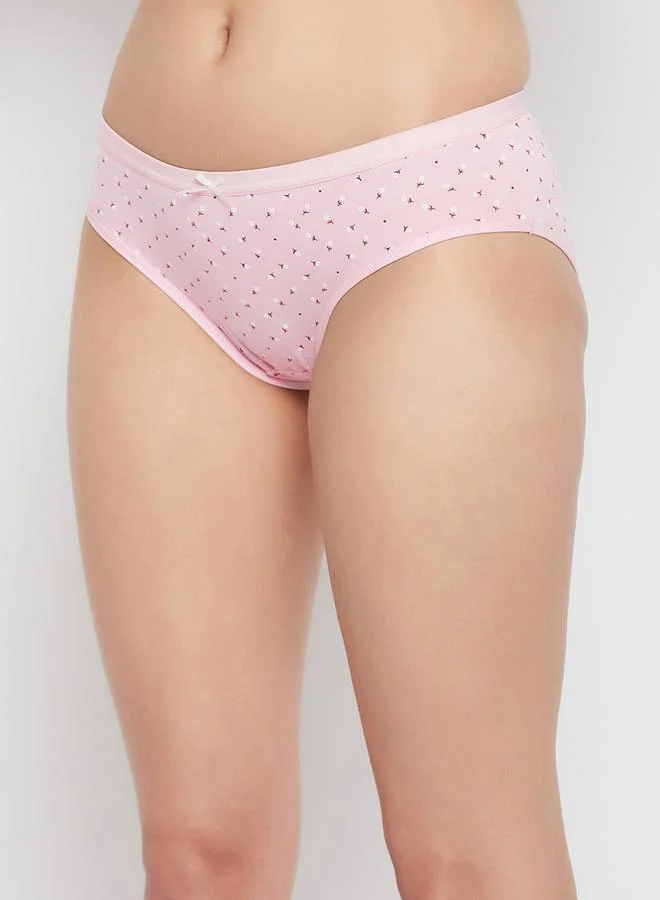 Clovia Clovia Pack of 3 Low Waist Floral Print Bikini Briefs