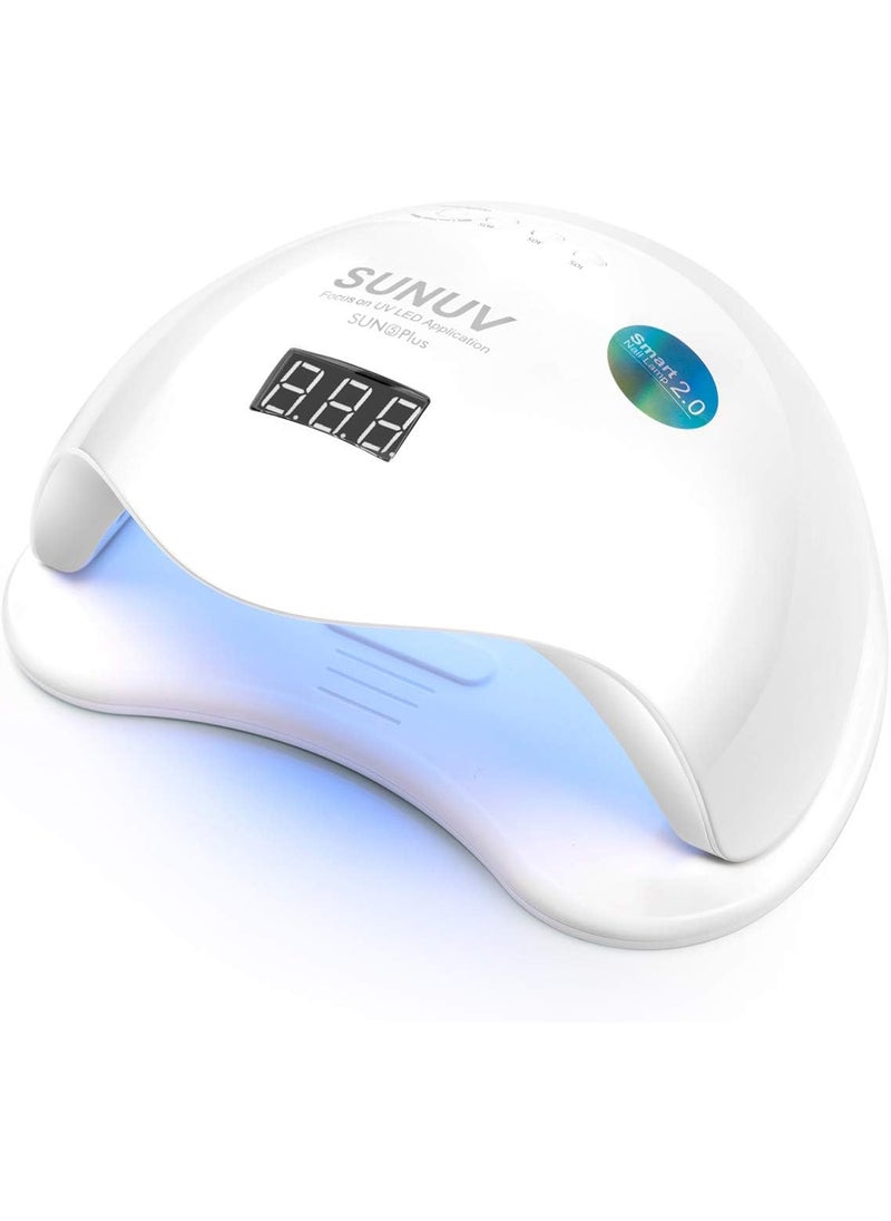 SUNUV - SUNUV UV LED Nail Lamp UV LED Nail Polish Dryer Professional Gel Machine for Manicure and Pedicure with Sensor and 4 Timers 48W SUN5Plus Gift for Girls Women - Image 1