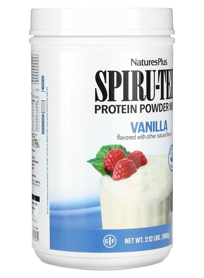 NaturesPlus Spiru-Tein Protein Powder Meal Vanilla 2.12 lbs (960 g) - Image 2
