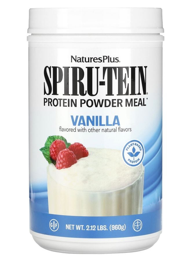NaturesPlus Spiru-Tein Protein Powder Meal Vanilla 2.12 lbs (960 g) - Image 1