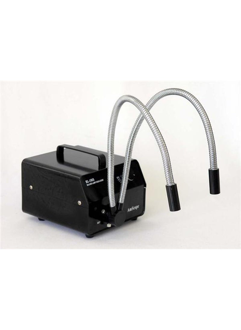AmScope AmScope HL150BY 150w Dual Gooseneck Fiber Optic Microscope Illuminator  - Image 2