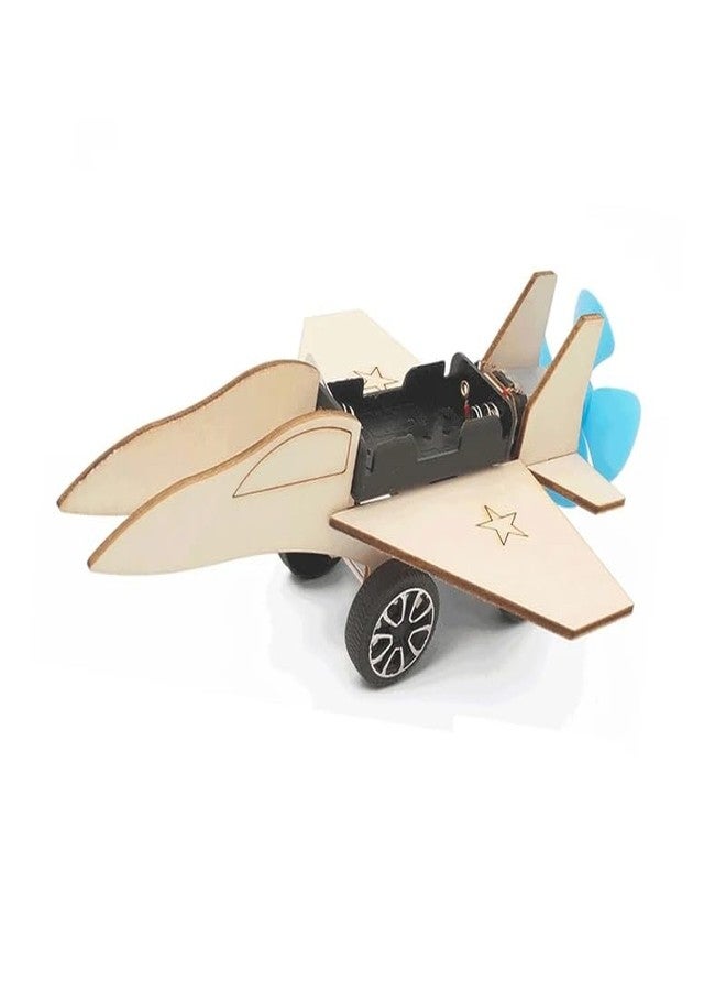 BRAINLE STEM Educational Activity Toys - DIY Kit for Kids, Engages in Learning While Making Creative Projects (Plane) - Image 4