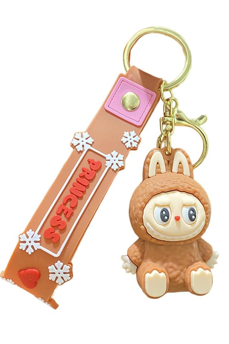 CUTE Labubu  Keychain – 6cm Cute Monster Figure – Durable PVC Material – Soft & Lightweight – Perfect for Bags, Keys, Backpacks - Image 1