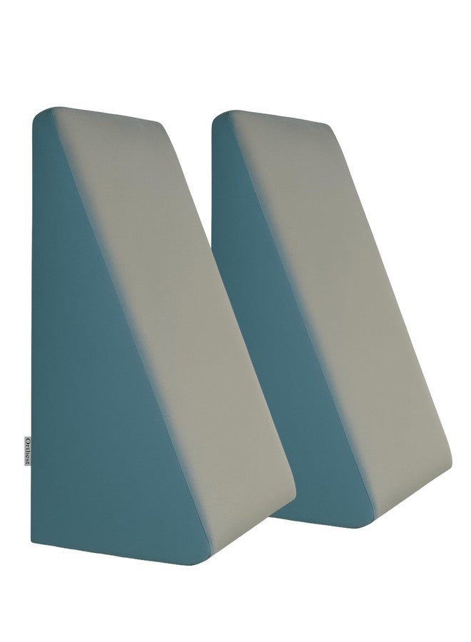 Orthest Wedge Plus Cushion Memory Foam Wedge Pillow for Back Support, GERD, Snoring, Leg Elevation & Pregnancy Comfort | 20 x 20 x 10 Inch | Pack of 2 | Grey - Image 1