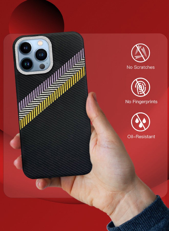 CATANES (for iPhone 13 Pro Max) Case Cover Carbon Fiber Pattern Phone Case Slim Shockproof Back Cover - Image 4