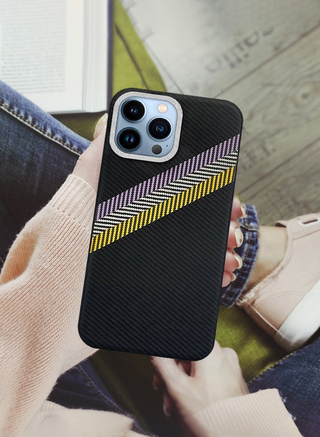 CATANES (for iPhone 13 Pro Max) Case Cover Carbon Fiber Pattern Phone Case Slim Shockproof Back Cover - Image 5