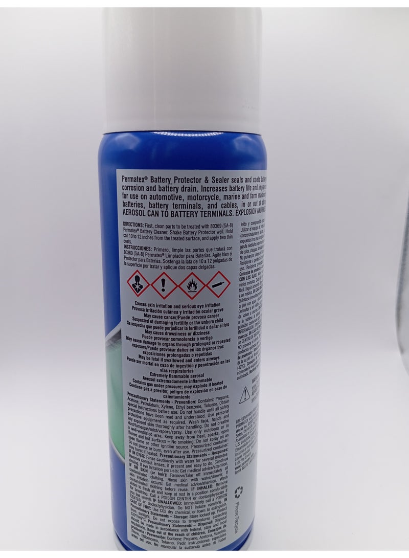 Permatex 80370 Battery Terminal Protector Sealer Spray, Anti-Corrosion 5 oz - Image 2