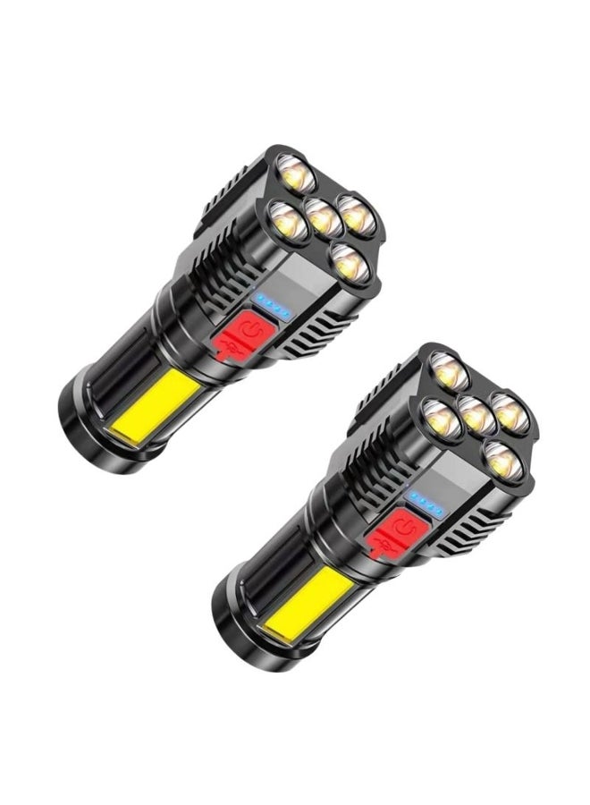 Super Bright Outdoor LED Flashlight with Battery Display