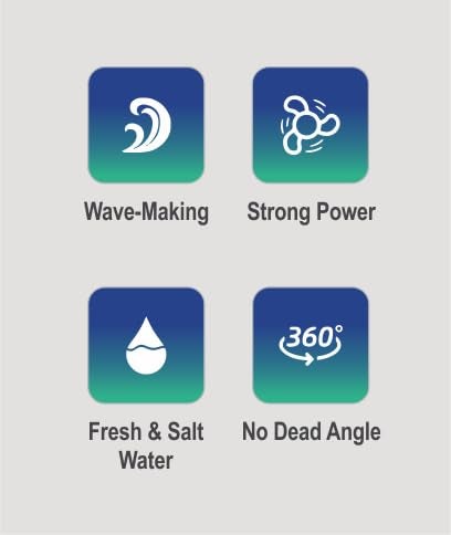 aqua nature مضخة أكوا ناتشر تورنت ويف ميكر لضخ المياه مع كوب شفط فراغ مناسب للأحواض المائية العذبة والمالحة (تورنت 5000 (5000 لتر/ساعة - 5 واط)) - Image 5