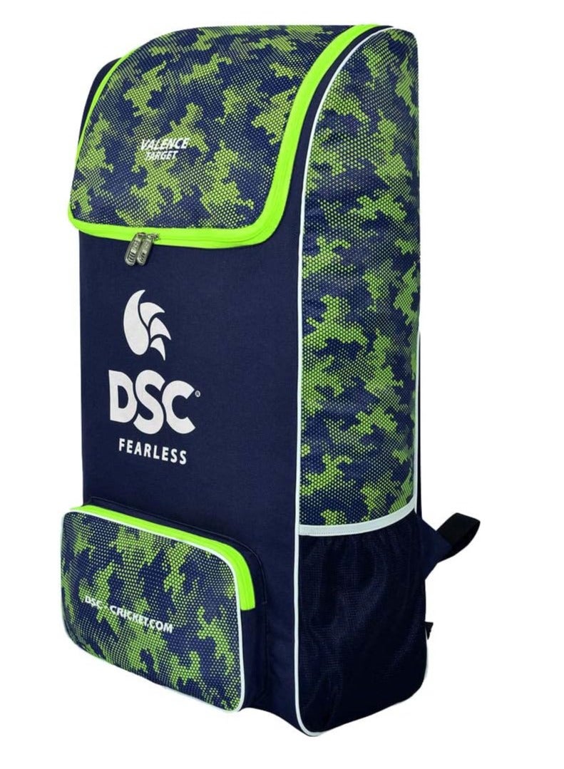 دي أس سي حقيبة فالينس تارجت للكريكيت |الحجم: كبير | للرجال والأولاد | المادة: بوليستر | جيب شبكي متكامل للملحقات | متين وأنيق - Image 3