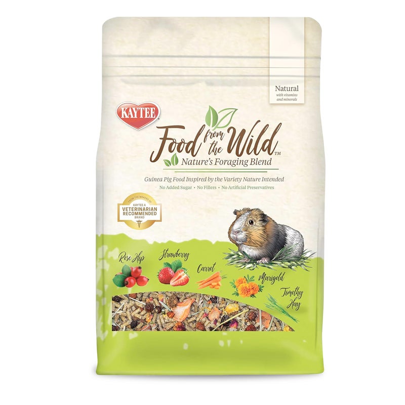 Kaytee Food from The Wild Natural Pet Guinea Pig Food, 4 Pound - Image 1