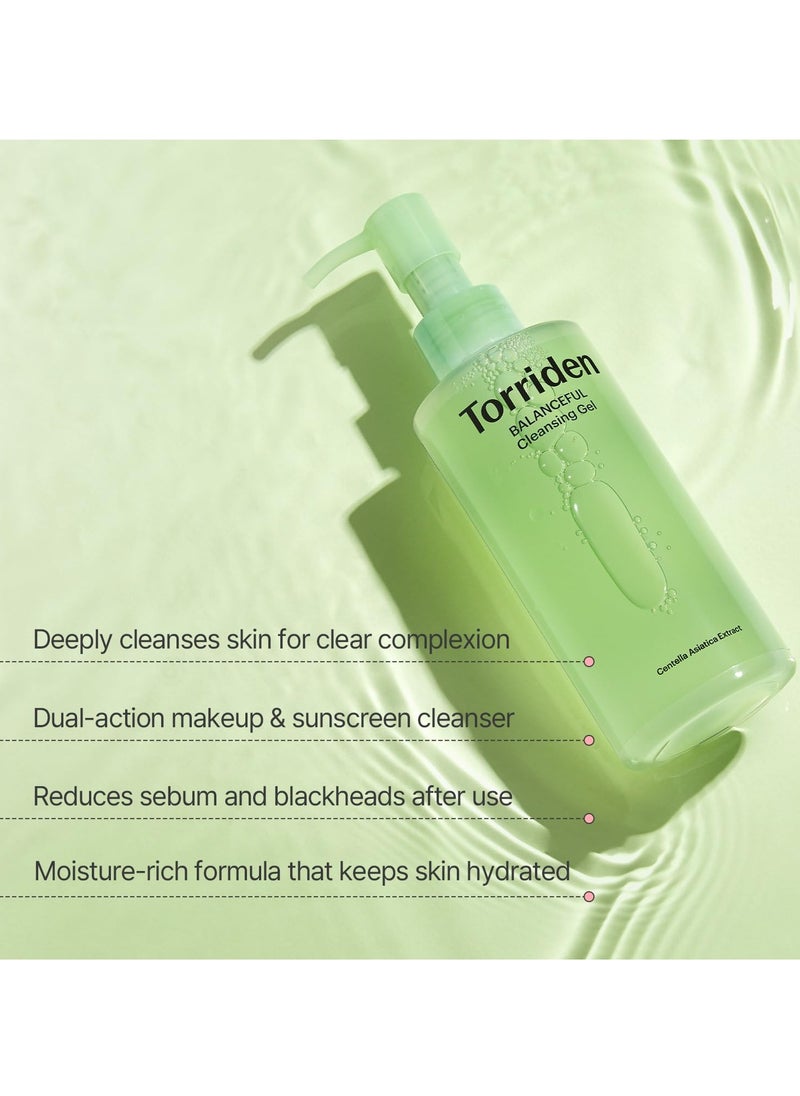 Torriden Torriden BALANCEFUL Cleansing Gel 200ml (6.76 fl. oz.) | Low pH Cleanser | Gentle Facial Cleanser that Soothes, Calms, and Hydrates | 5 types of Centella Asiatica Extracts  - Image 2