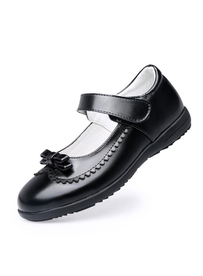 Shougu New Girls' Leather Shoes 