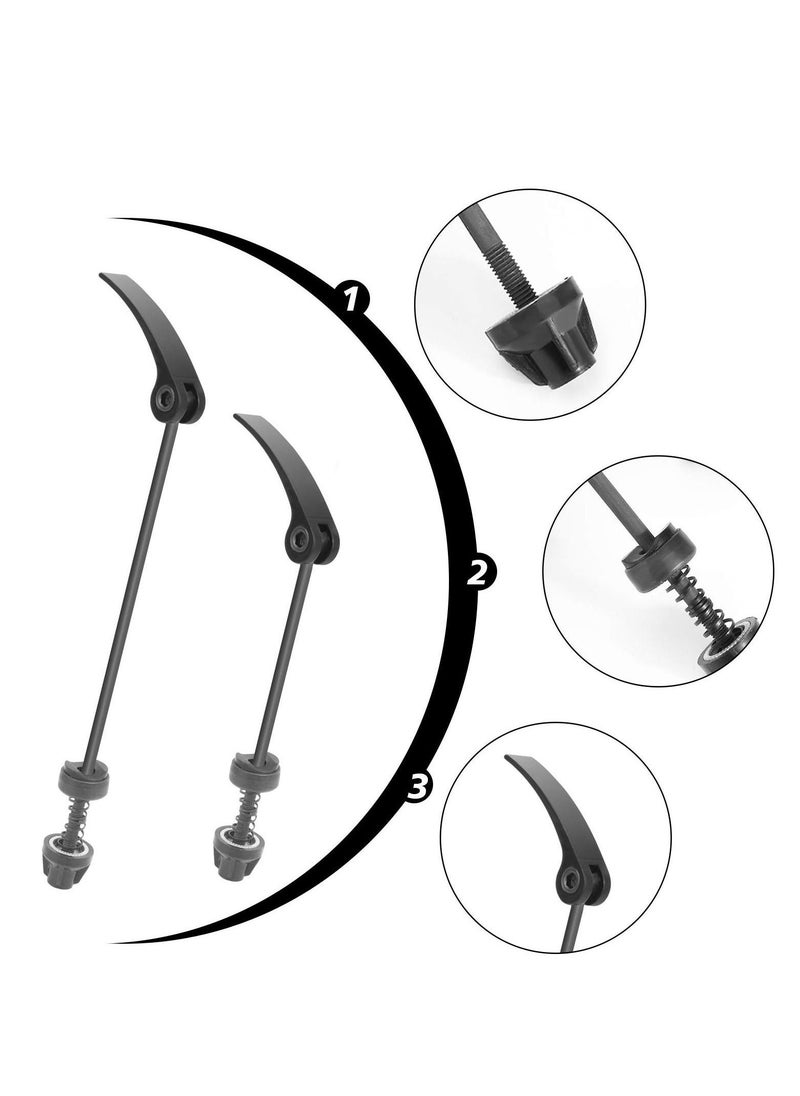 KASTWAVE Bike Quick Releases Set 1 Pair Bicycle Hub Axle Bike Hollow Axle Set Bike Quick Release Skewers for Road Bike Mountain Bike  - Image 3