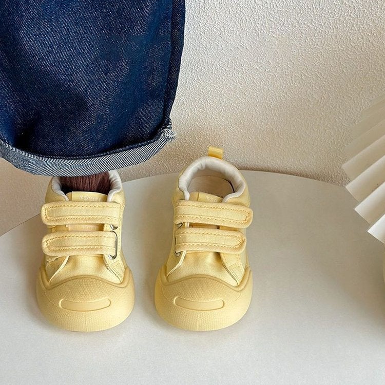 Children'S Big Shoes Canvas Shoes Kindergarten Entry Shoes Non-Slip Girls White Shoes Boys Baby Ugly Cute Bread Shoes - Image 3