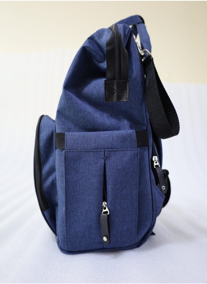 Generic Baby diaper bag, waterproof, suitable for carrying all baby items, with an attractive design and high quality (Black)  - Image 4
