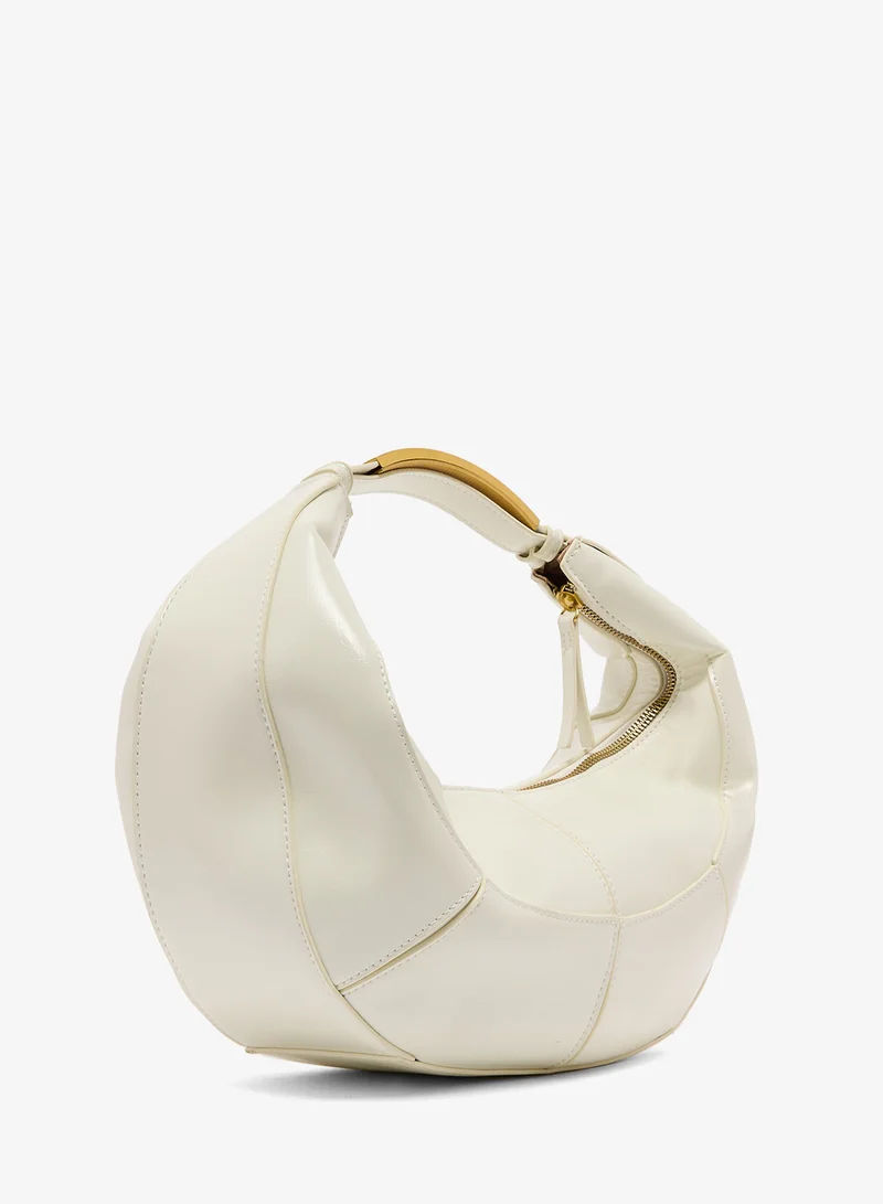 نمشي x حقيبة يد معدنية بارزة