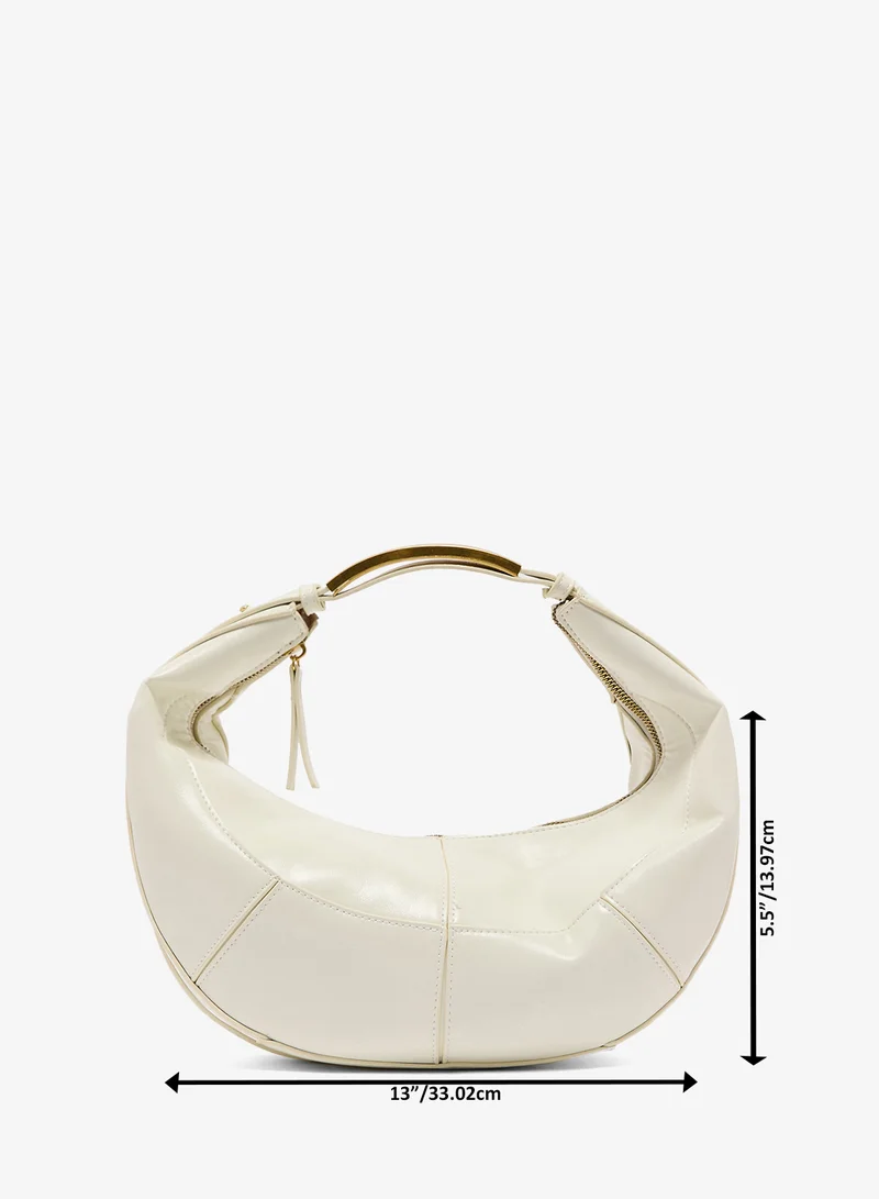 نمشي x حقيبة يد معدنية بارزة