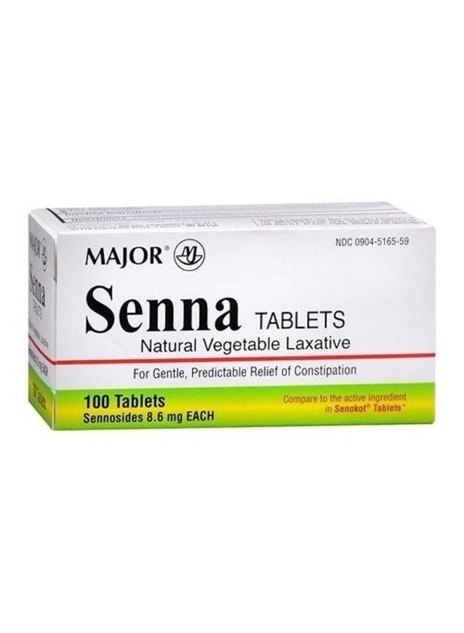 MAJOR Senna Tablets 8.6mg, 100 Count Per Bottle  - Image 1