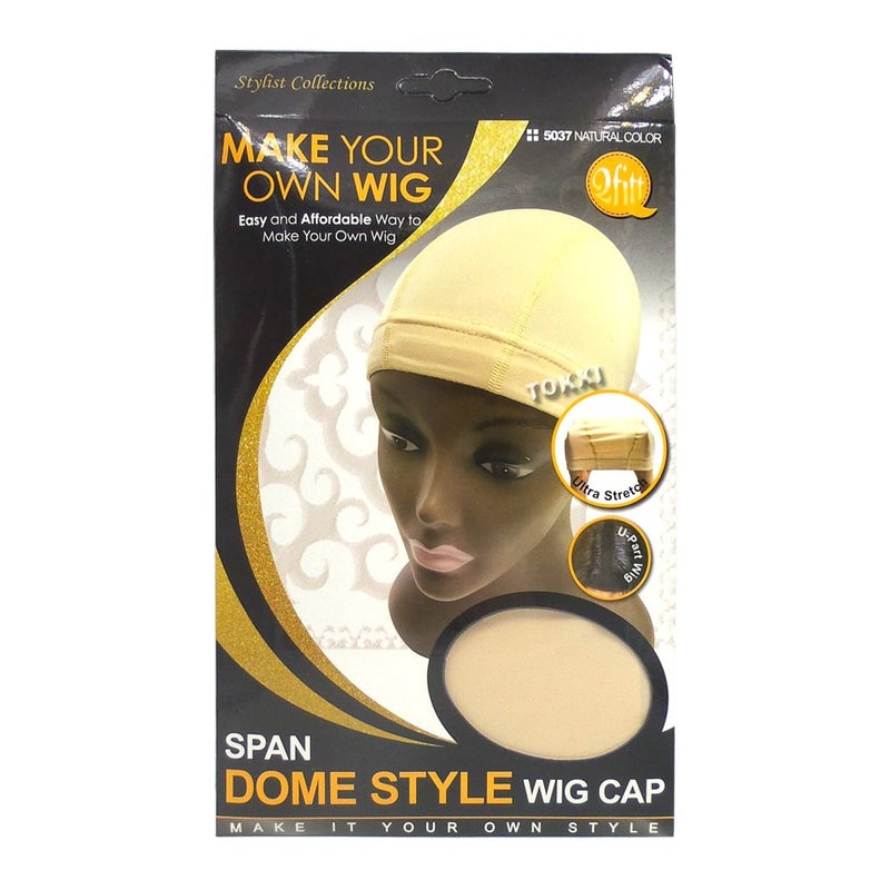 Qfitt Make Your Own Wig Span Dome Style Wig Cap 5037 Natural Color