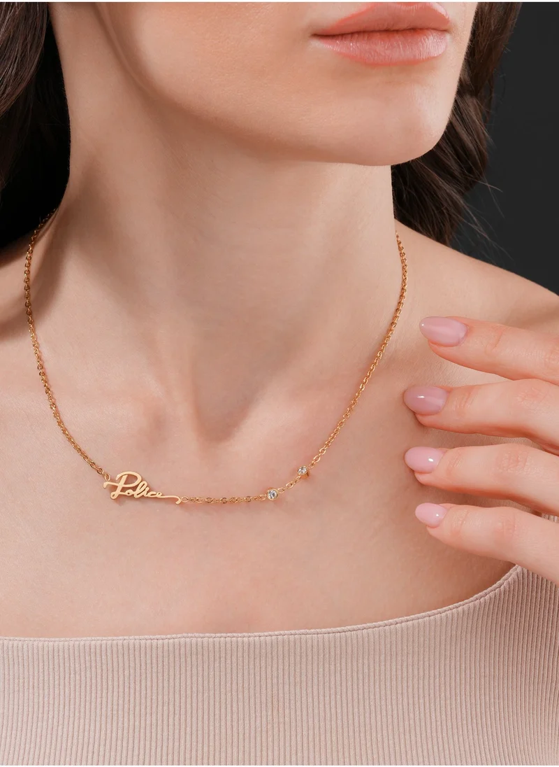 بوليس Necklace For Women Gold Plating With  ScriptPEJLN0002602