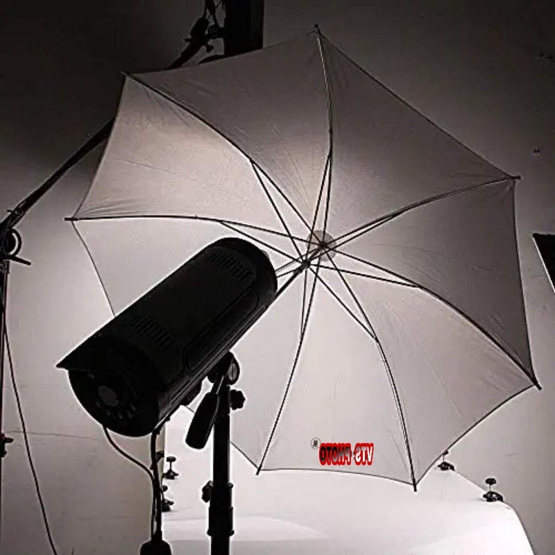 VTS Professional (1pcs.) Big White Umbrella Regular 36inch/91cm for Photography Studio LED Video Studio Light Flash Camera Flash Video Light Stand Umbrella-1pcs. - Image 3