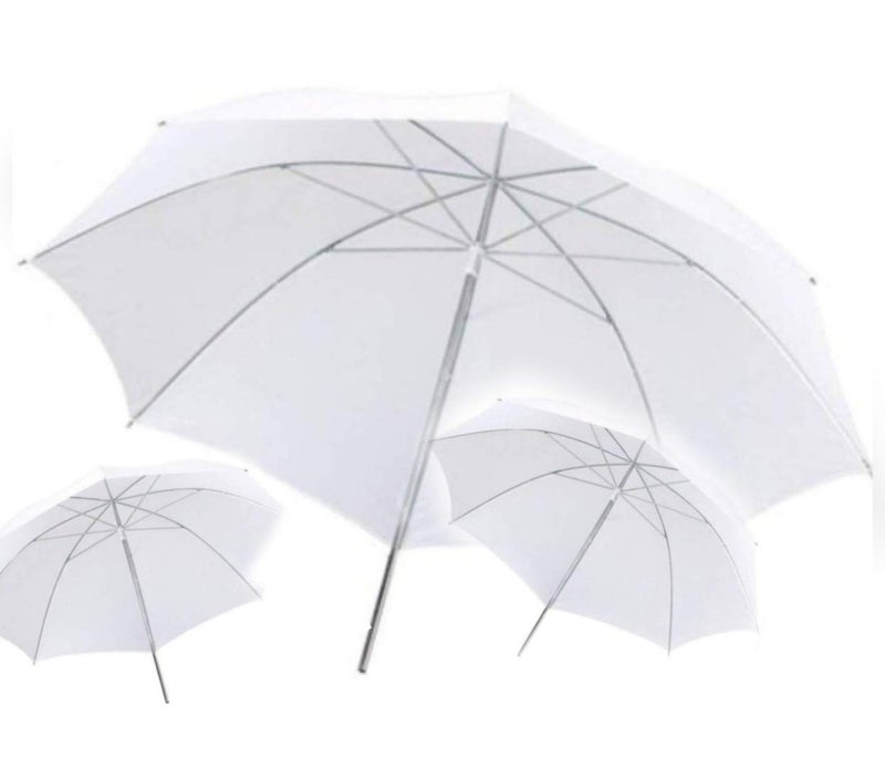 VTS Professional (1pcs.) Big White Umbrella Regular 36inch/91cm for Photography Studio LED Video Studio Light Flash Camera Flash Video Light Stand Umbrella-1pcs. - Image 5