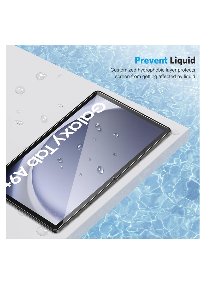 Aookay [2 Pack] Screen Protector for Samsung Galaxy Tab A9 Plus, Case Friendly Tempered Glass for Samsung Galaxy Tab A9 Plus HD Clear film  - Image 4