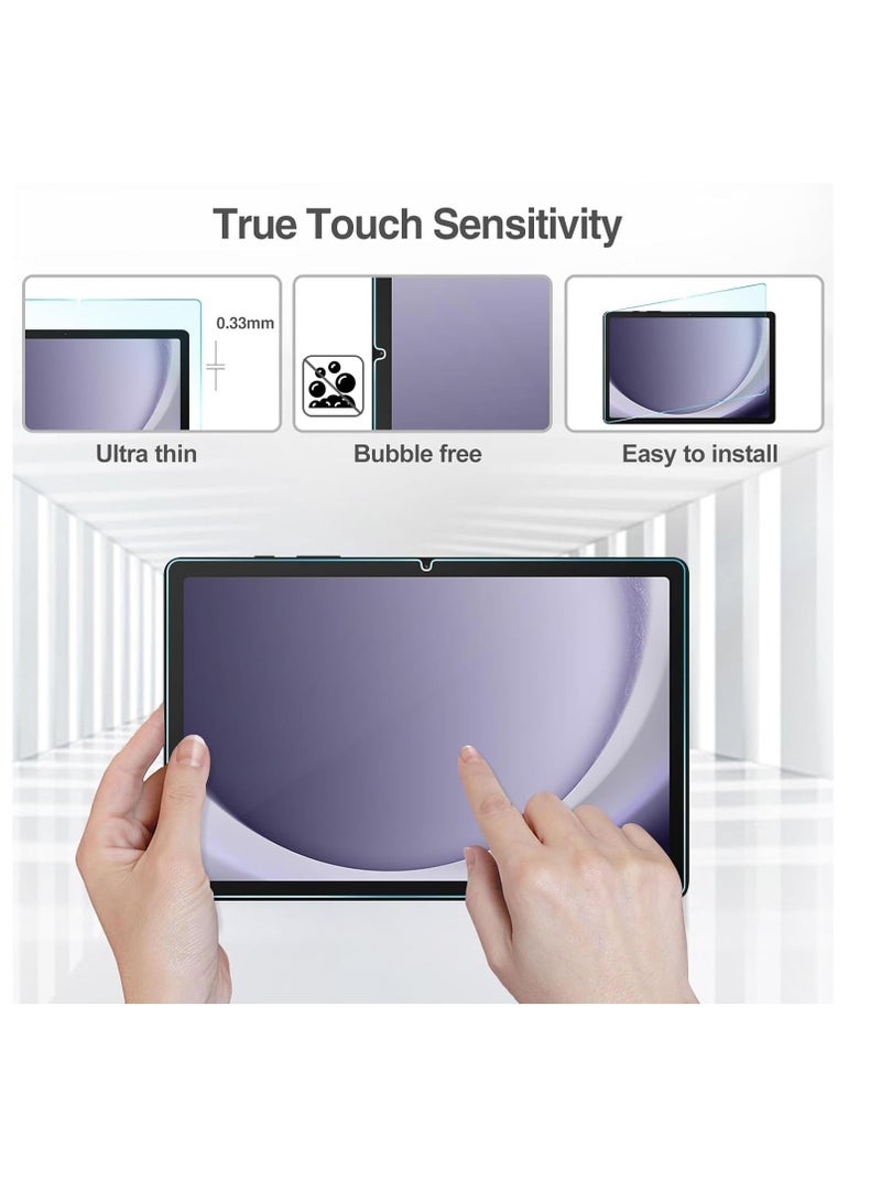Aookay [2 Pack] Screen Protector for Samsung Galaxy Tab A9 Plus, Case Friendly Tempered Glass for Samsung Galaxy Tab A9 Plus HD Clear film  - Image 5