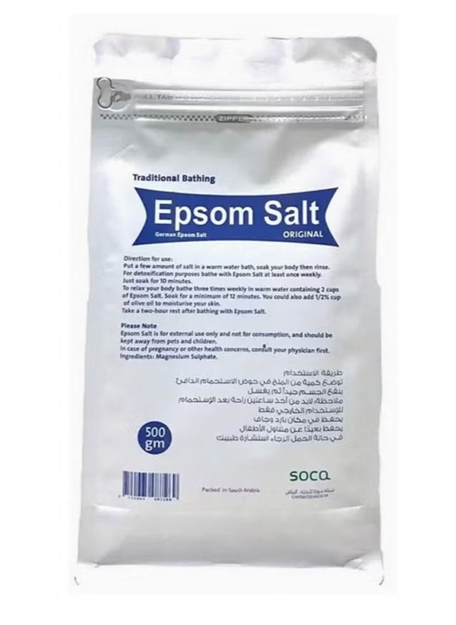 SOCA Epsom Salt German Original 500g 