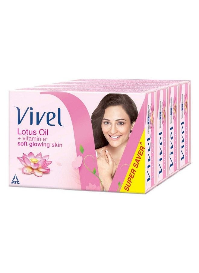 Vivel - Lotus Oil Bathing Bar 100G (Pack Of 4) - Image 1